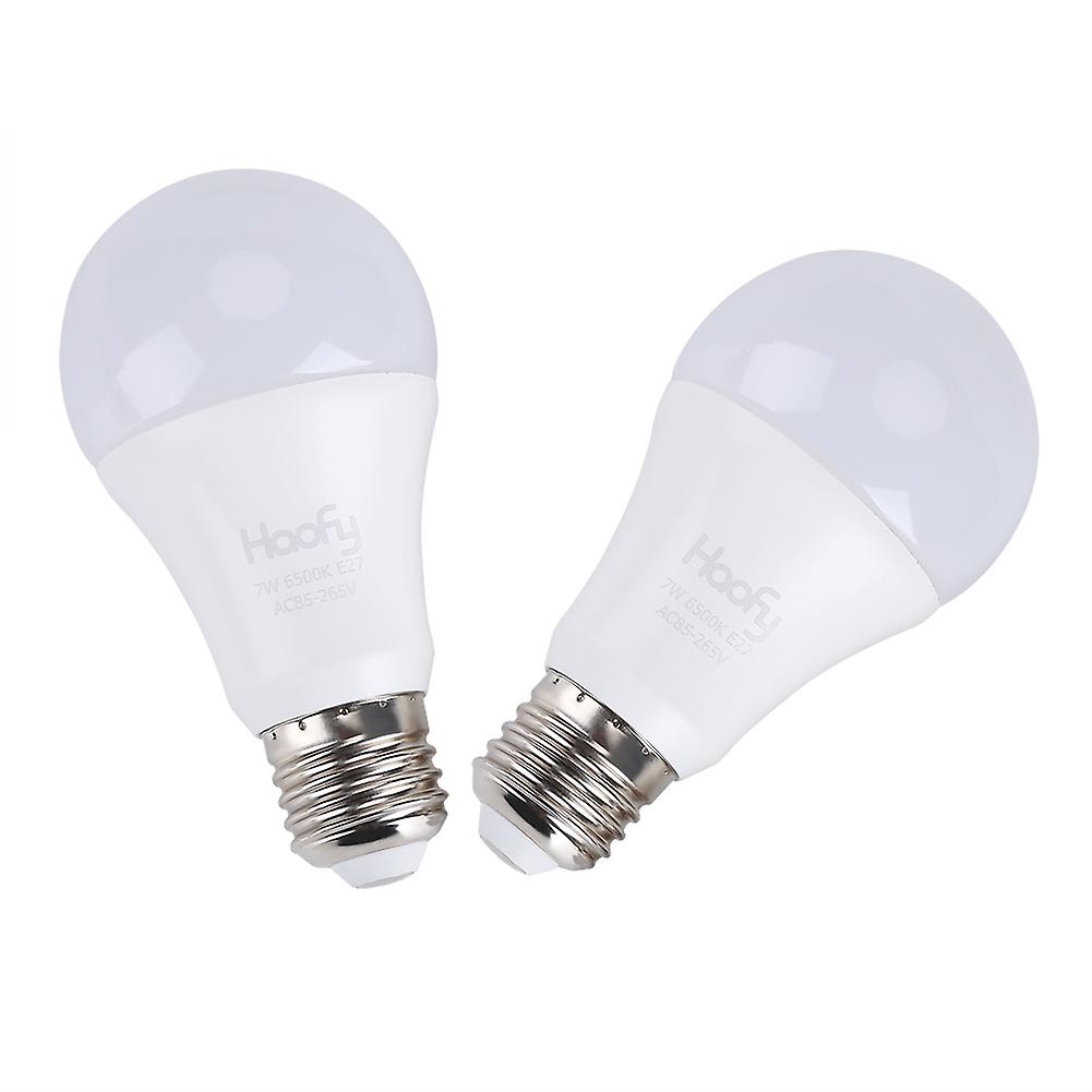 Dusk to Dawn Light Bulb， EECOO 7W Smart Sensor LED Bulbs Built in Photosensor Detection with Au