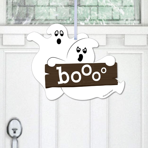 Big Dot Of Happiness Spooky Ghost Hanging Porch Halloween Party Outdoor Decorations Front Door Decor 1 Piece Sign