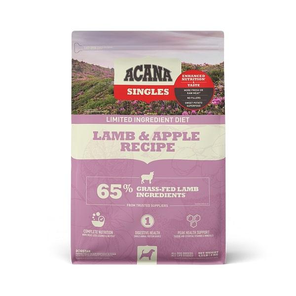 ACANA Singles Lamb and Apple Recipe Grain Free Dry Dog Food