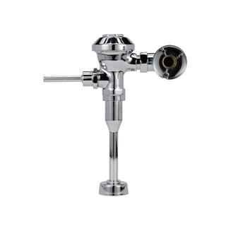 Zurn Aquaflush Exposed Manual Diaphragm Flush Valve with 3.5 GPF Sweat Solder Kit and Cast Wall Flange in Chrome Z6003-YB-YC