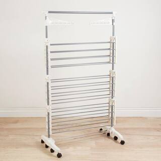 Everyday Home Rolling Stainless Steel Drying Rack 82-CRTR29