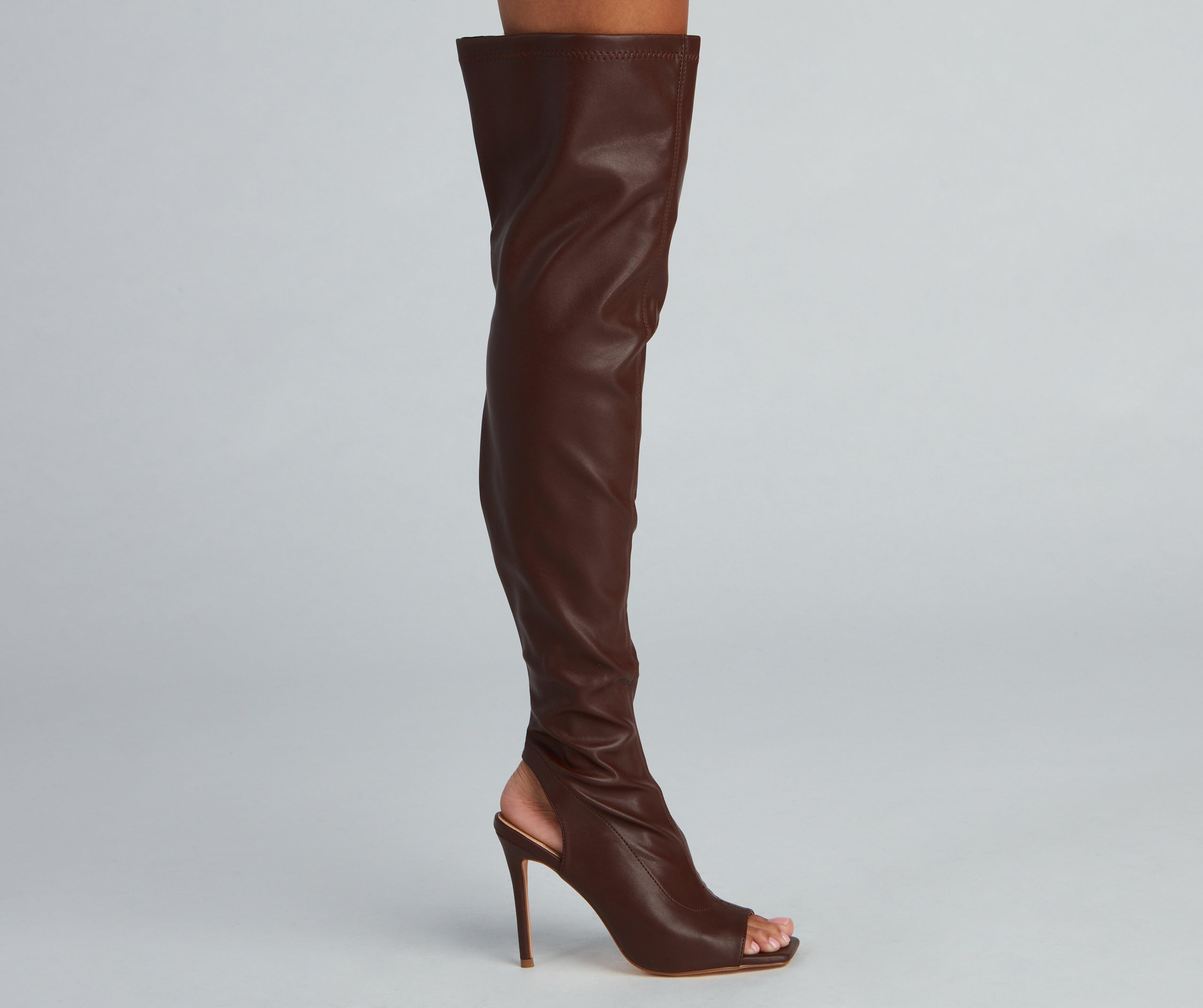 Sleek And Stunning Faux Leather Boots