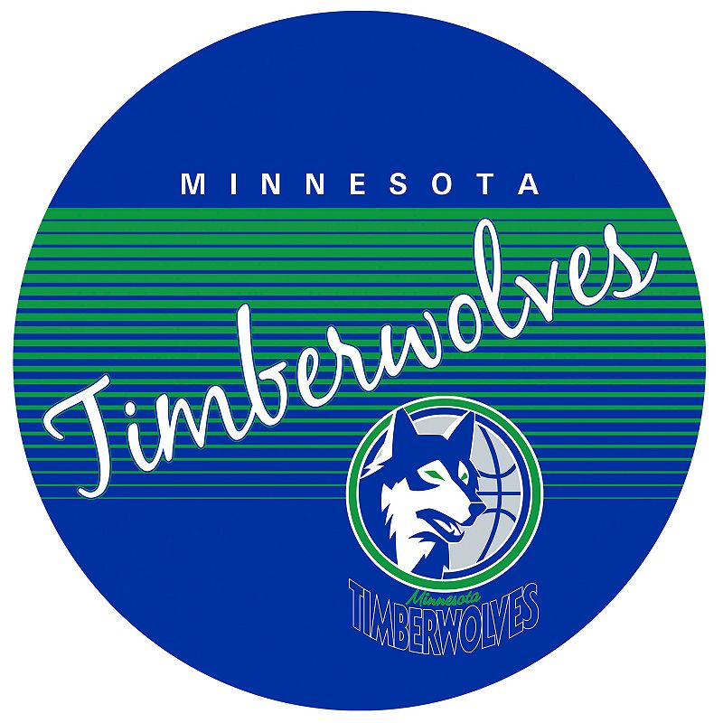 Minnesota Timberwolves Hardwood Classics Chrome Pub Table