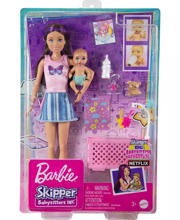 Barbie Skipper Babysitters  Inc. Dolls and Playset