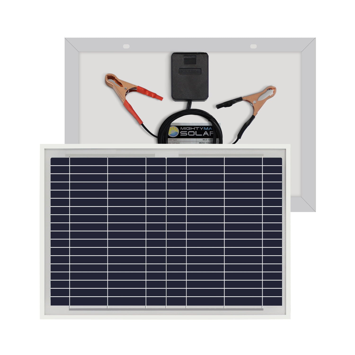 10 Watt Polycrystalline Solar Panel Charger for Golf Cart