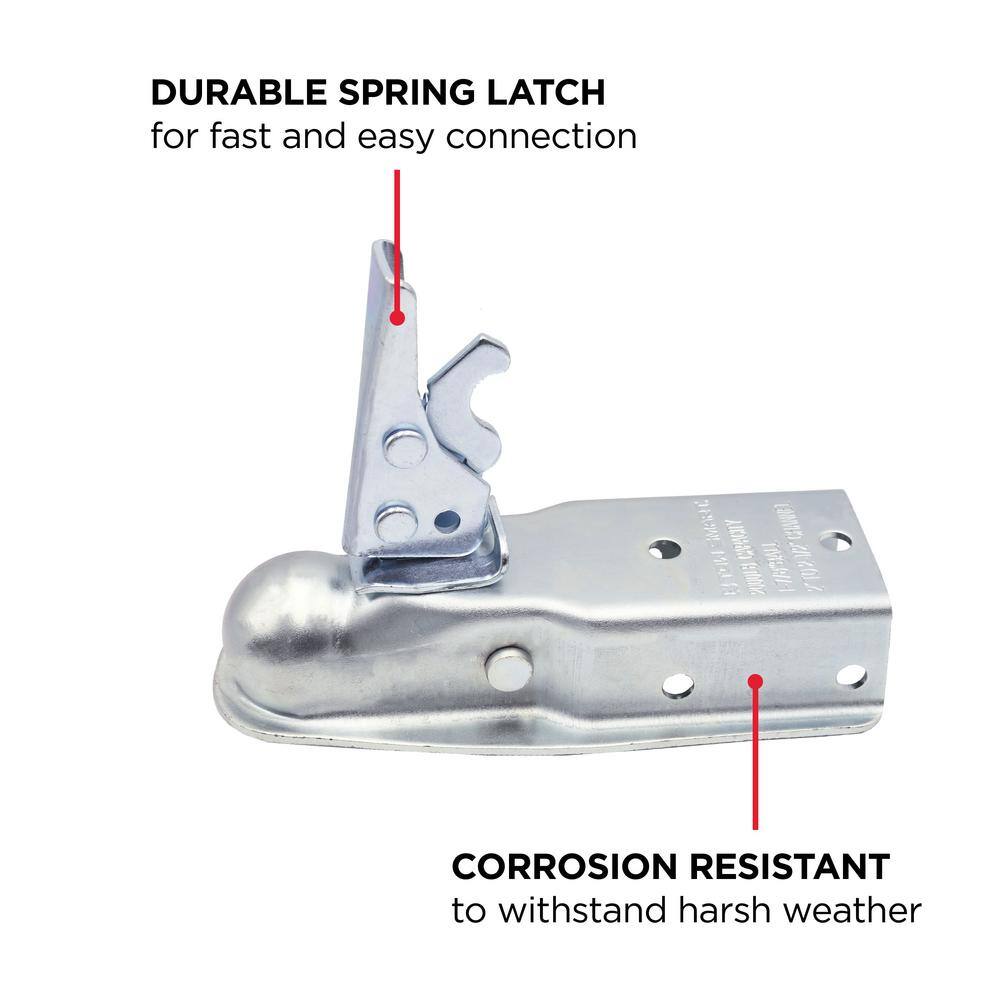 TowSmart Class 1 1-78 in. Ball Coupler with 2 in. to 2-12 in. Adjustable Collars 778