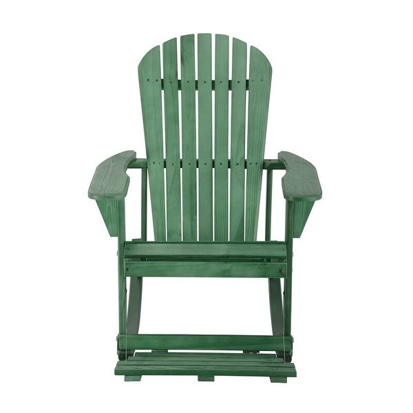 Zero Gravity Collection Adirondack Rocking Chair with Built-in Footrest (2 Pack) - Overstock - 33252666