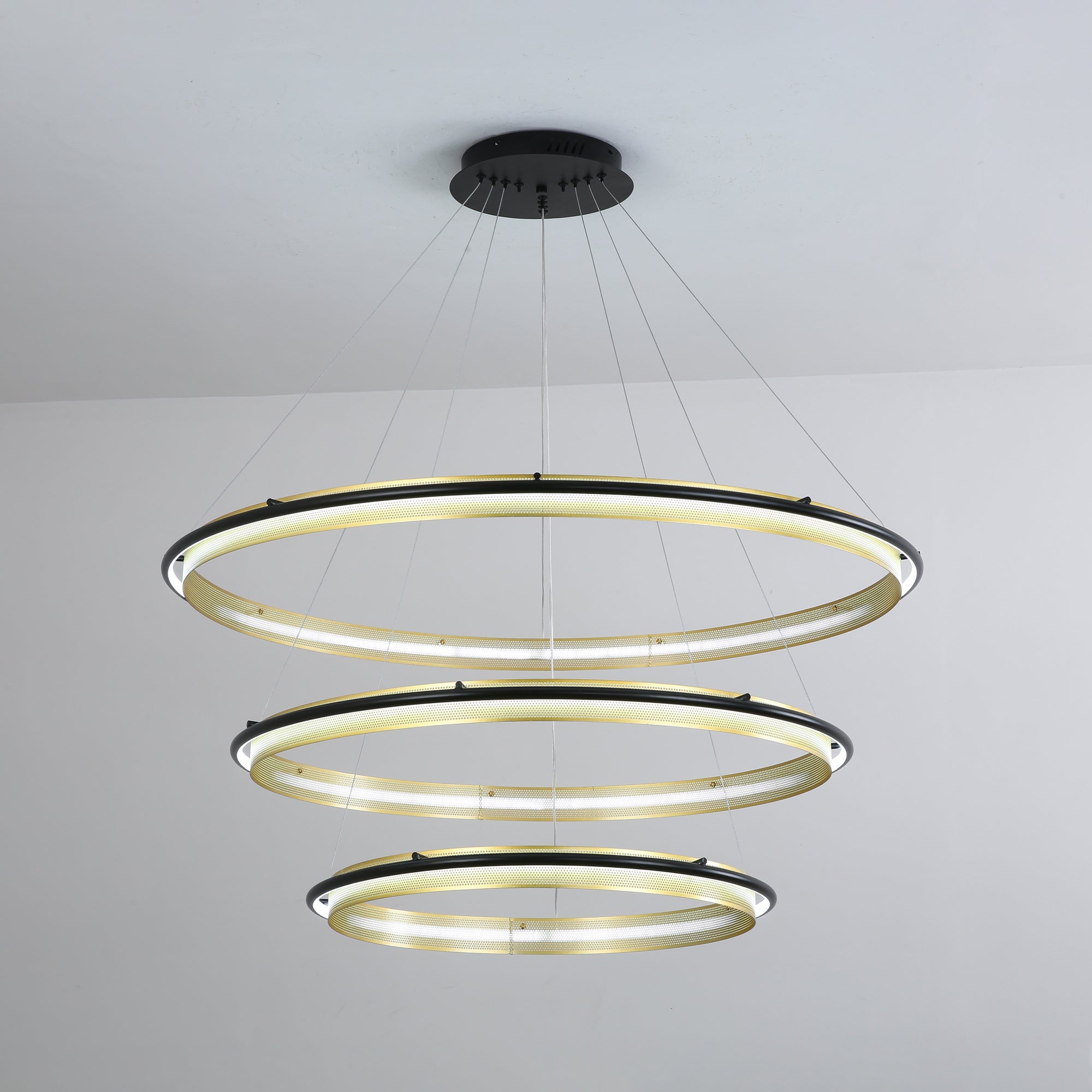 Acrylic LED Round Chandelier