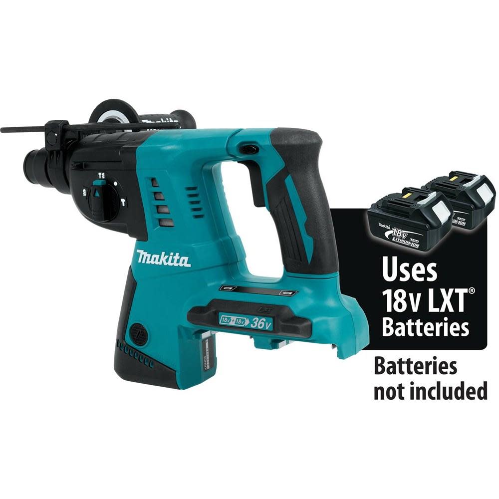 Makita 18V X2 LXT Lithium-Ion (36V) Cordless 1 in. Rotary Hammer (Tool Only) XRH05Z from Makita