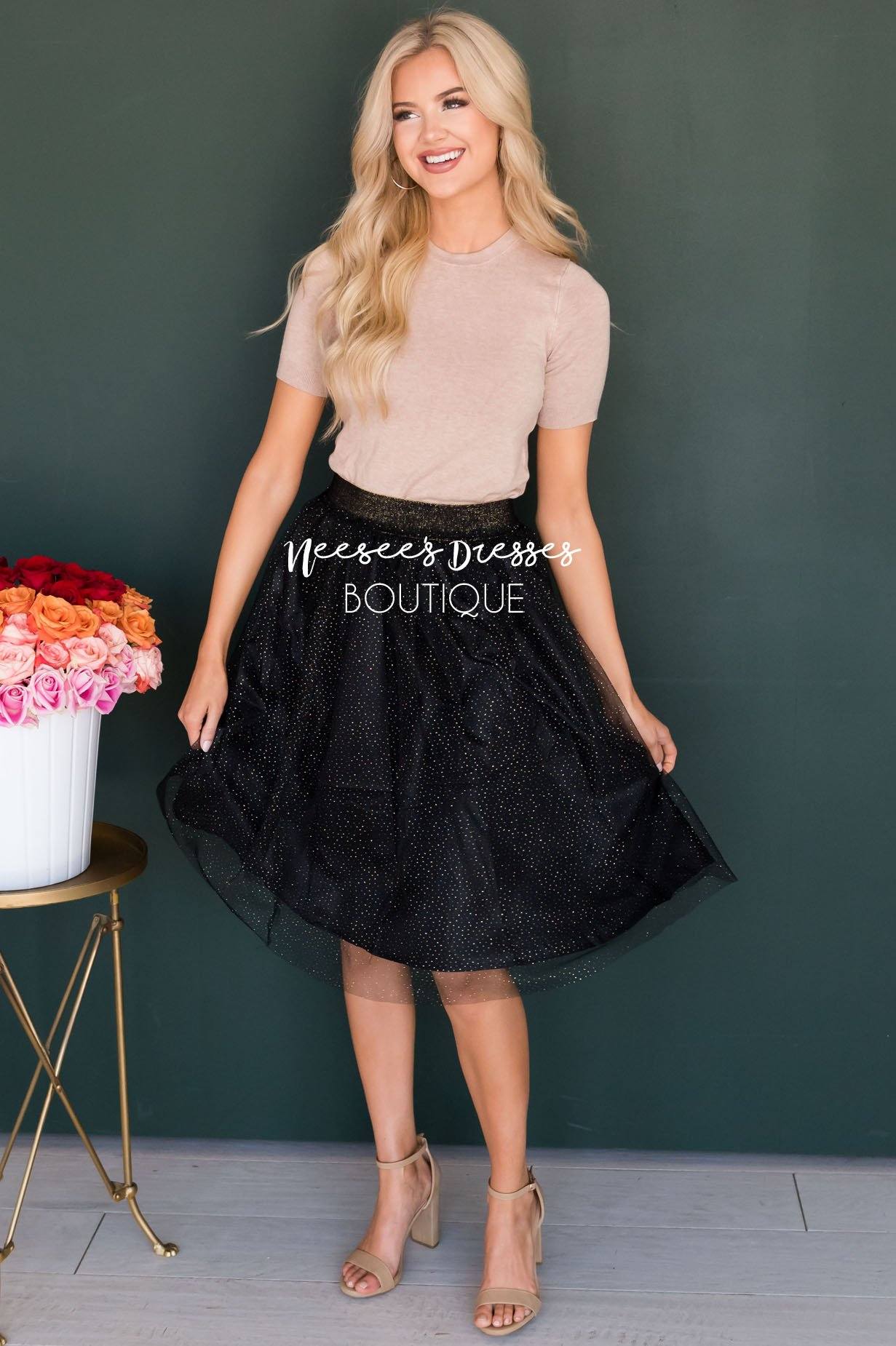 Dazzled Up Tulle Skirt