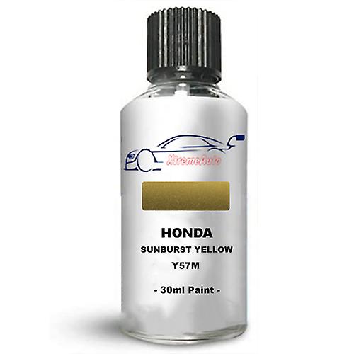 Touch up paint for honda hr-v sunburst yellow y57m chip scuff brush