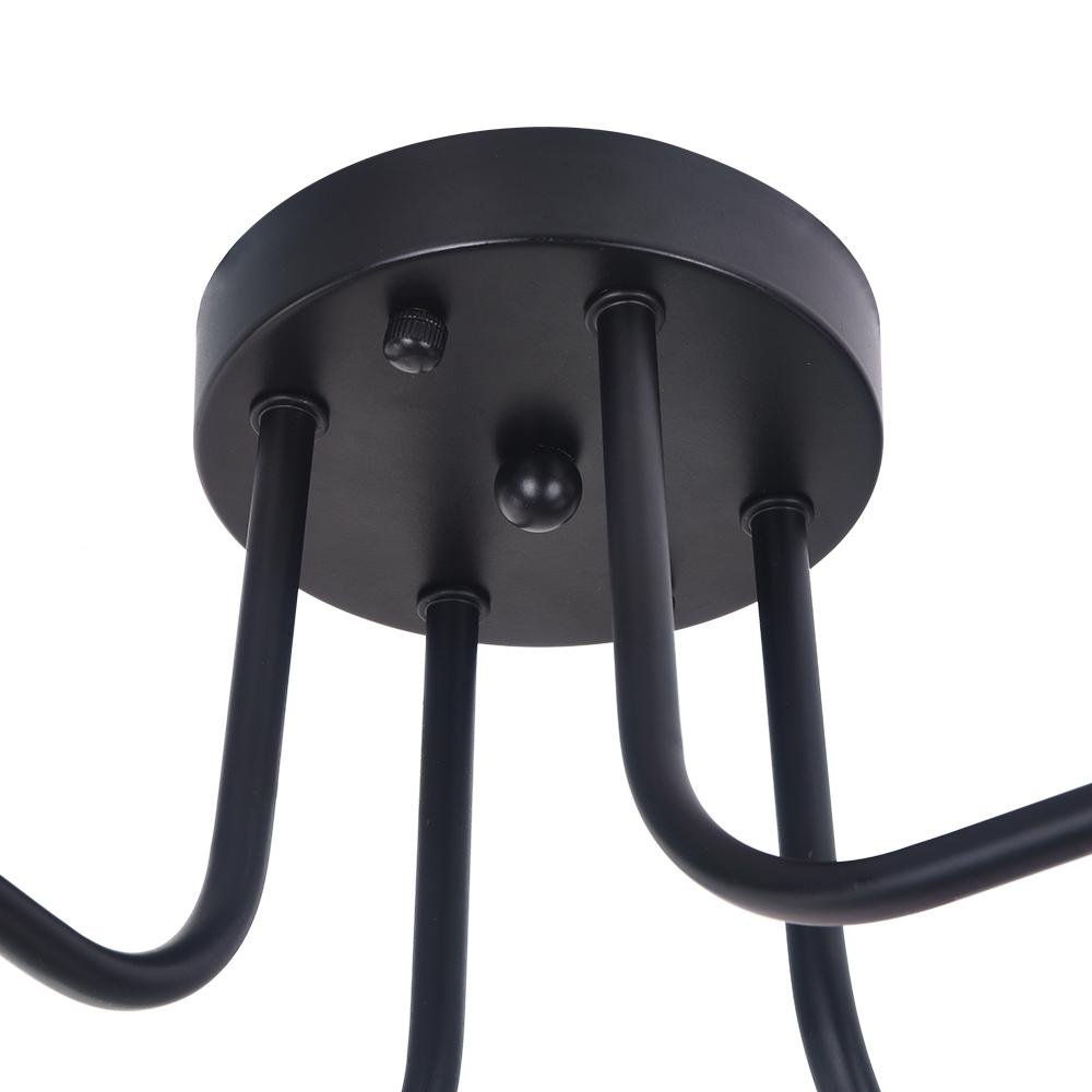 4-Light Sputnik Linear Semi-Flush Mount