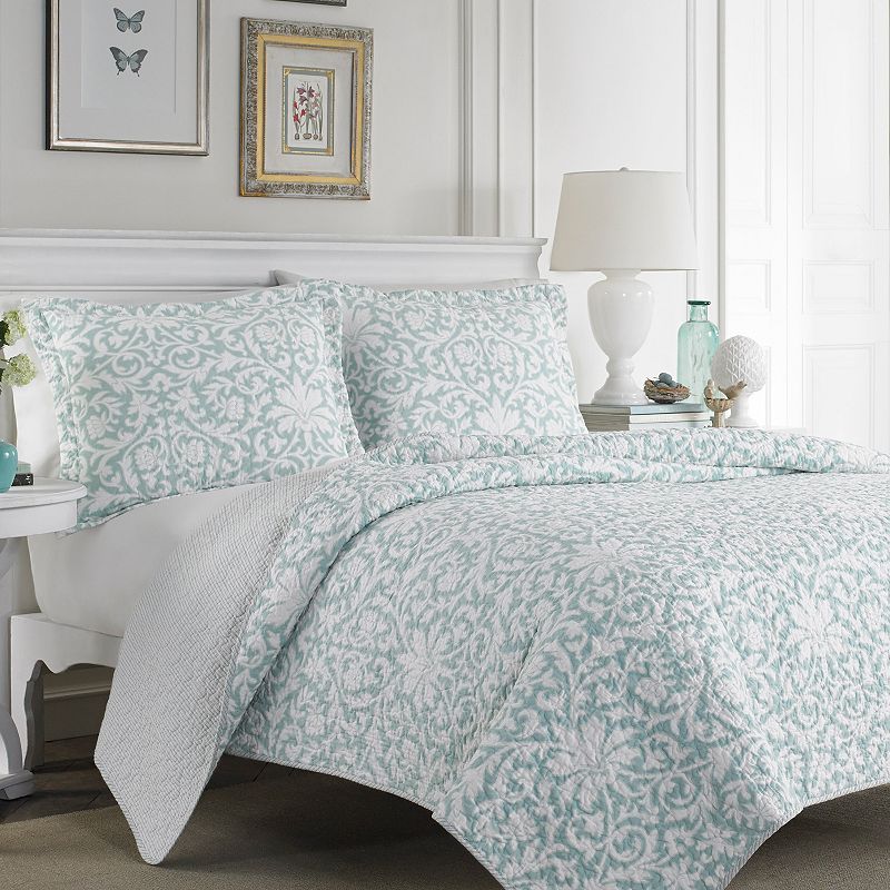 Laura Ashley Mia Reversible Quilt Set