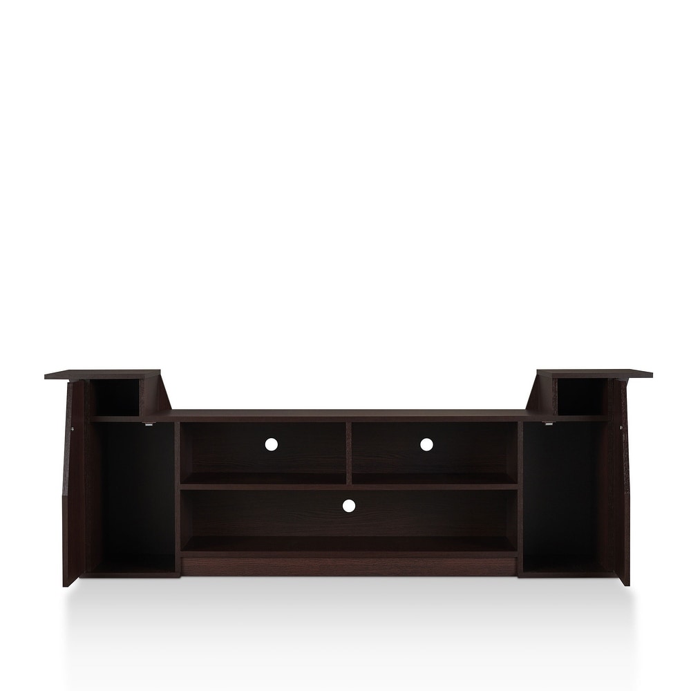 Tai Contemporary 71 inch 3 Open Shelf TV Console by Furniture of America