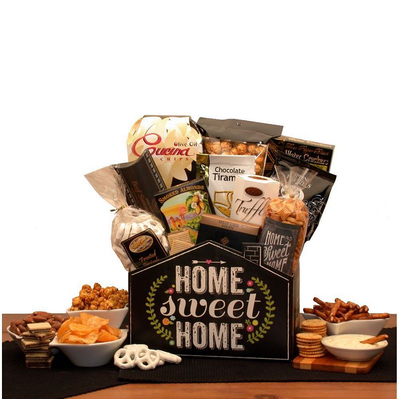 GBDS Home Is Where The Heart Is Housewarming Gift Basket- housewarming gift baskets