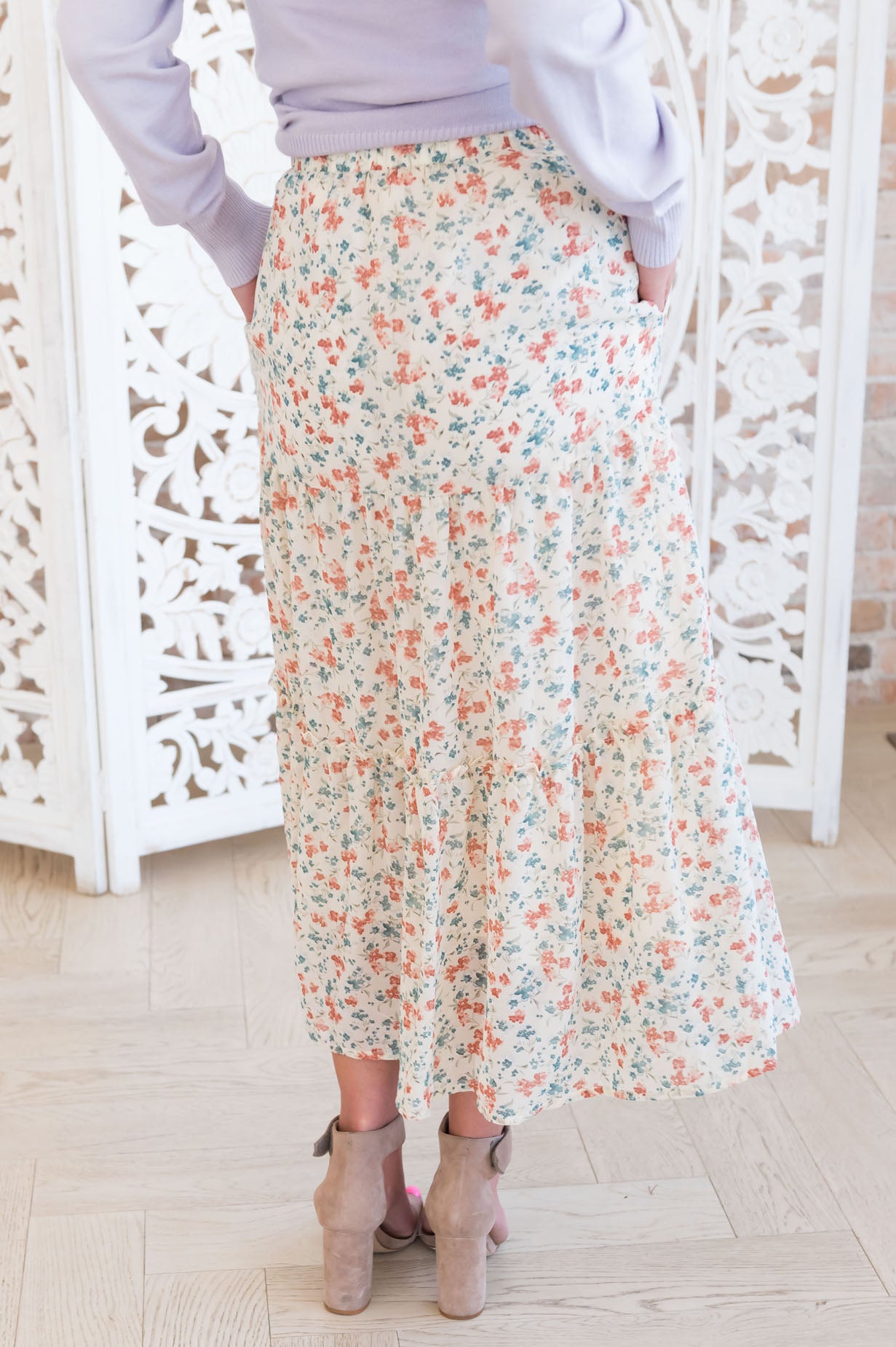 Waiting On Spring Modest Maxi Skirt