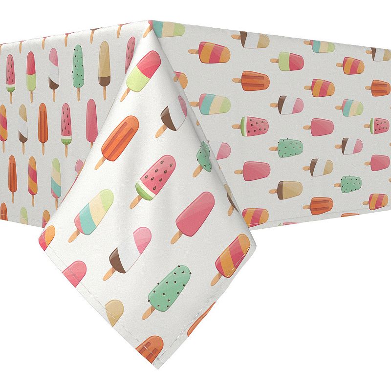 Square Tablecloth， 100% Polyester， 54x54， Sweet Summer Treats