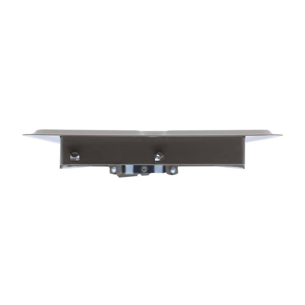 DANCO 9-34 in. x 4 in. Steel Floor Register with 78 in. Drop in Brown 61790