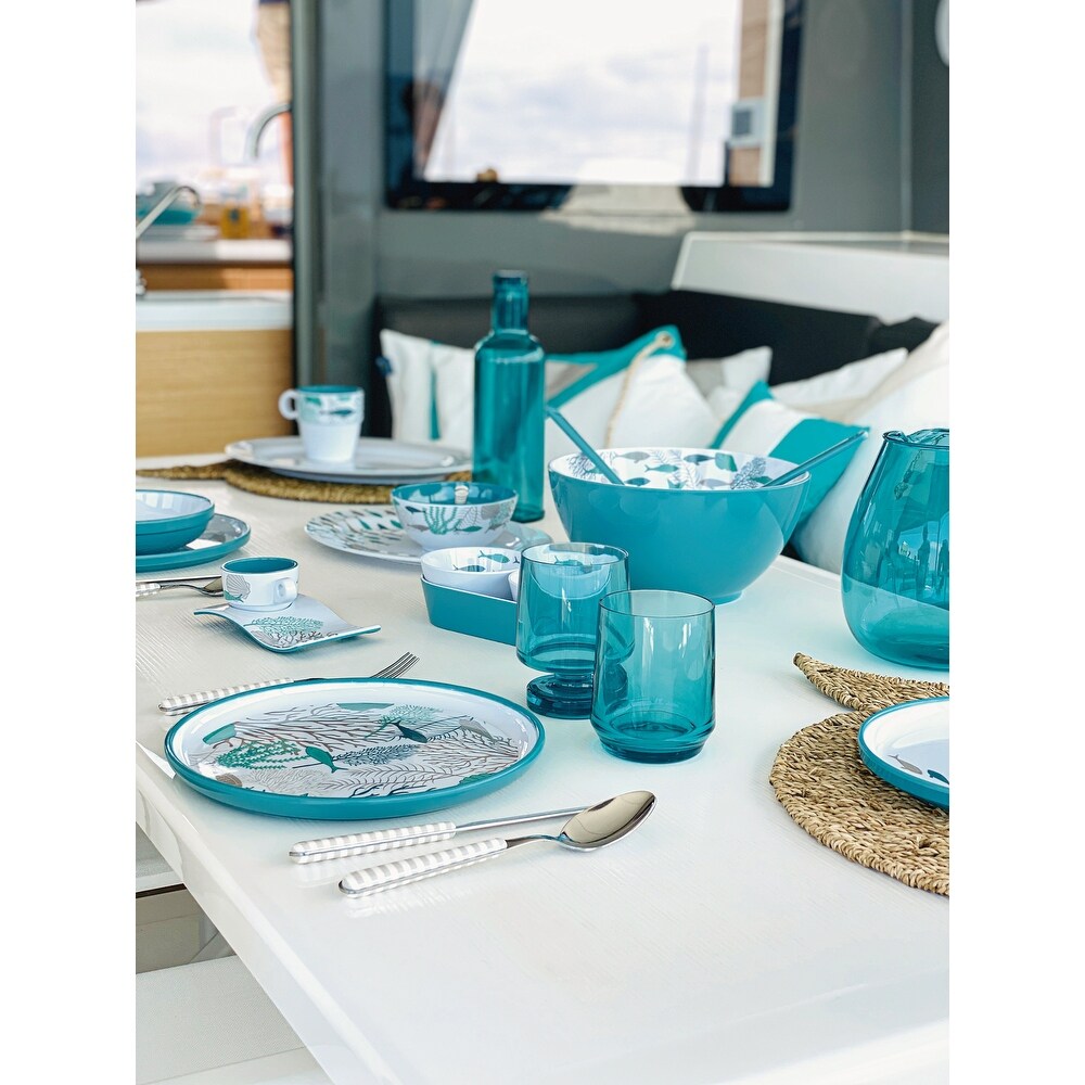 Coastal Melamine Tableware Set (Non Slip)