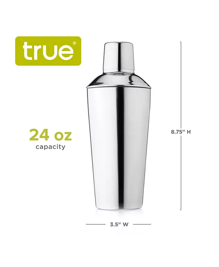 True Brands Retro Cocktail Shaker 24 Oz