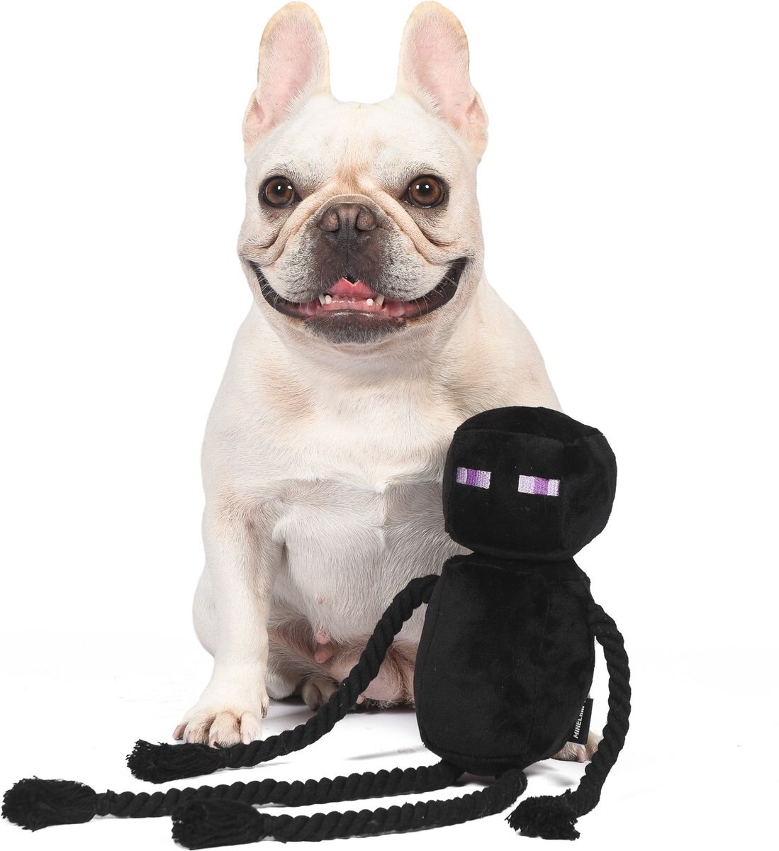 Fetch For Pets Minecraft Enderman Rope Squeaky Dog Toy