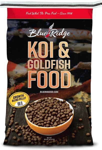 Blue Ridge Koi and Goldfish Blend Pellet Growth Formula Koi and Goldfish Food