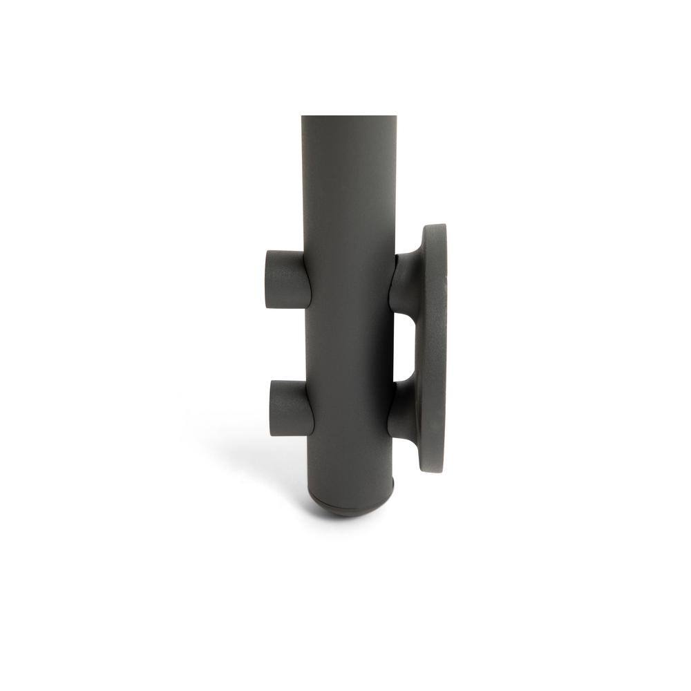 Dolle PA2ab 42 in. x 1-12 in Anthracite side mount post 86019