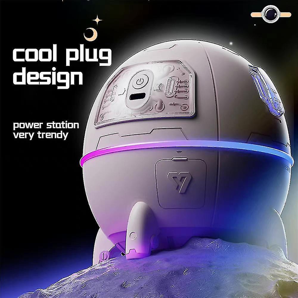 Mini Astronaut Spray Humidifier With Color Night Light Aromatherapy Air Purifier Pink