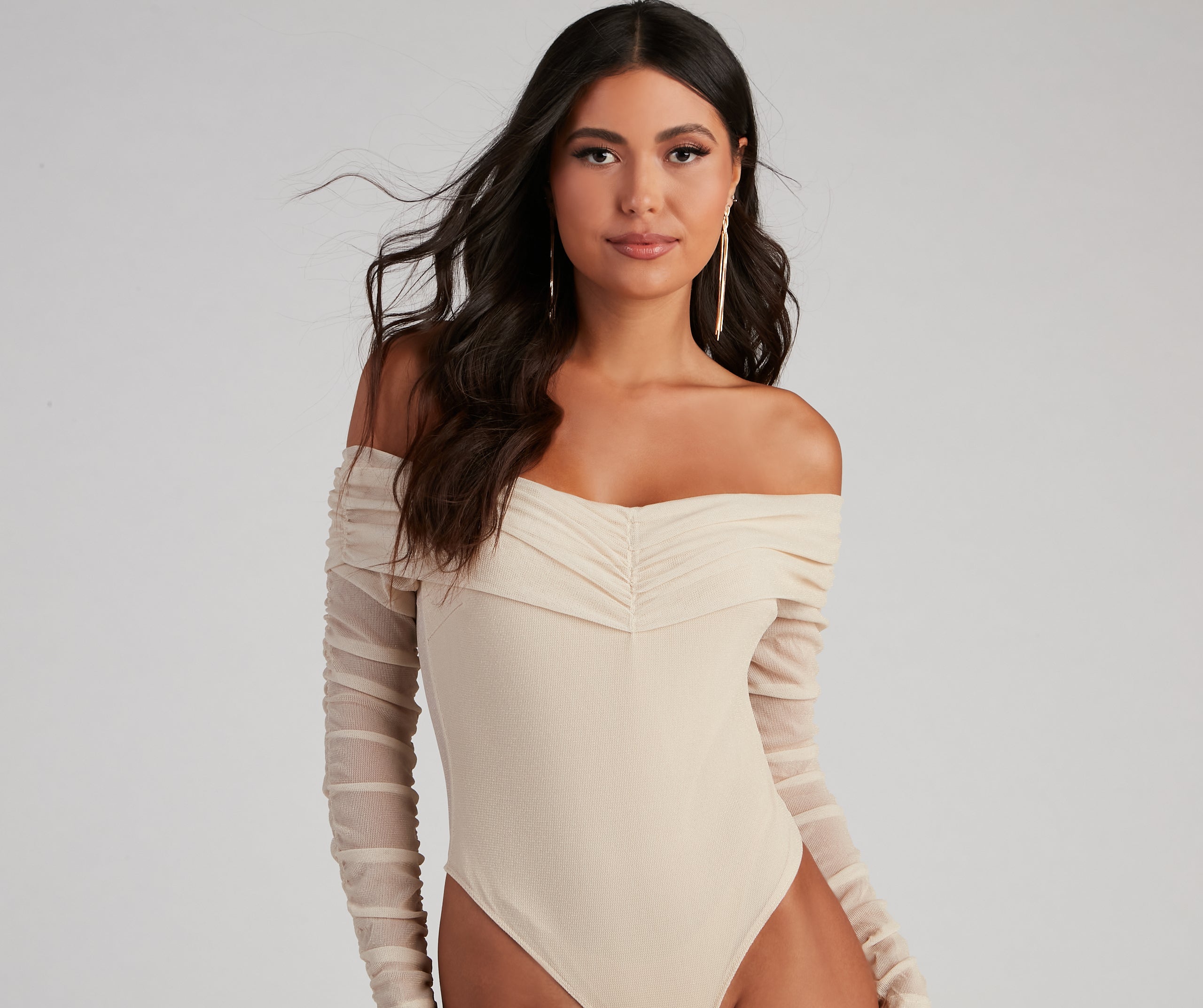 Keeping Knit Glam Glitter Bodysuit