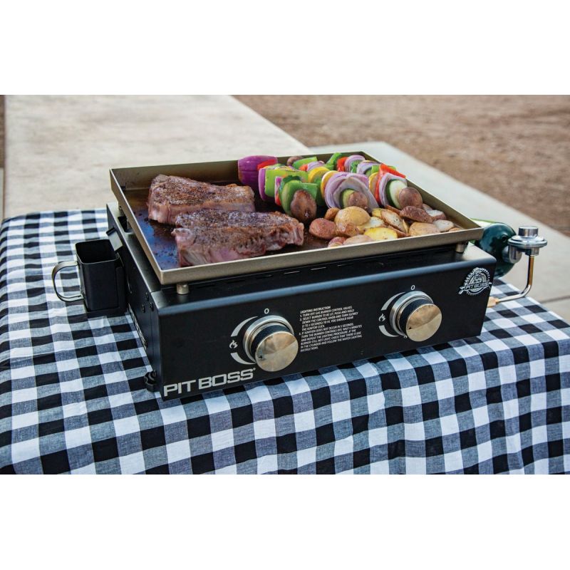 Pit Boss Portable Tabletop Gas Griddle Black