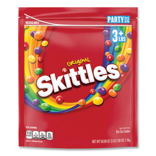 Skittles Chewy Candy， 54 oz Bag， Original (24552)