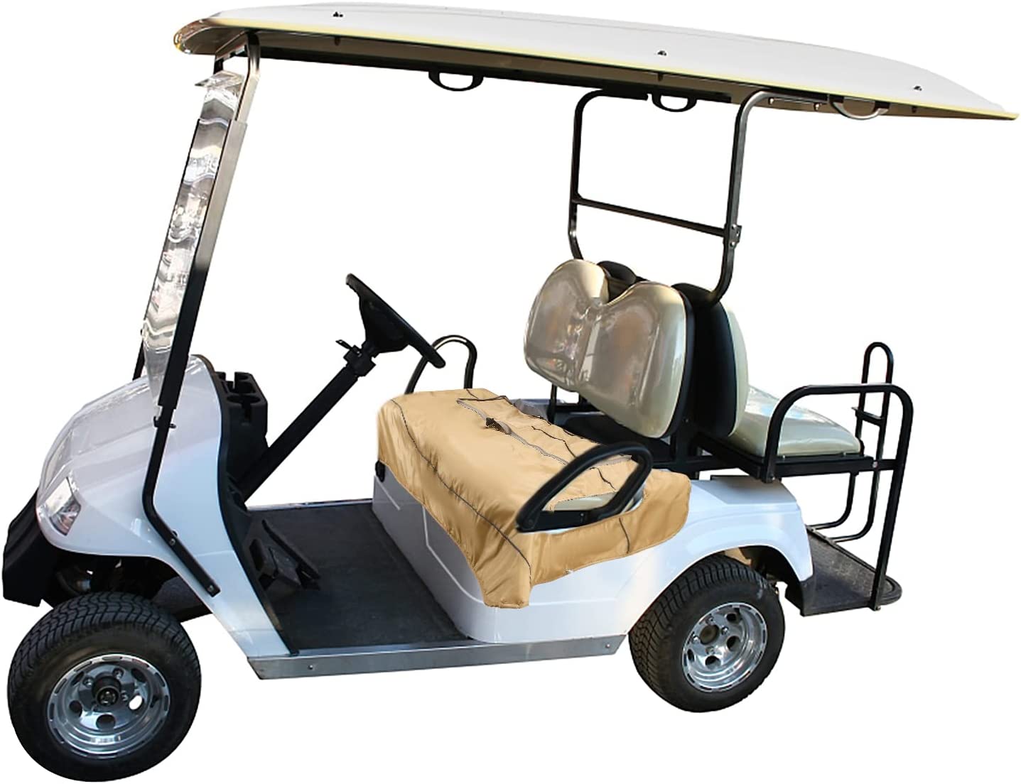 Golf Cart Seat Covers，FANHAN Seat Cover， Heavy Duty Golf Cart Seat Blanket，Travel Sports Cart Seat Cushion Covers for 2-Person Seats Club Car， Golf Cart Accessories. Golf Cart EZGO Seat Covers.