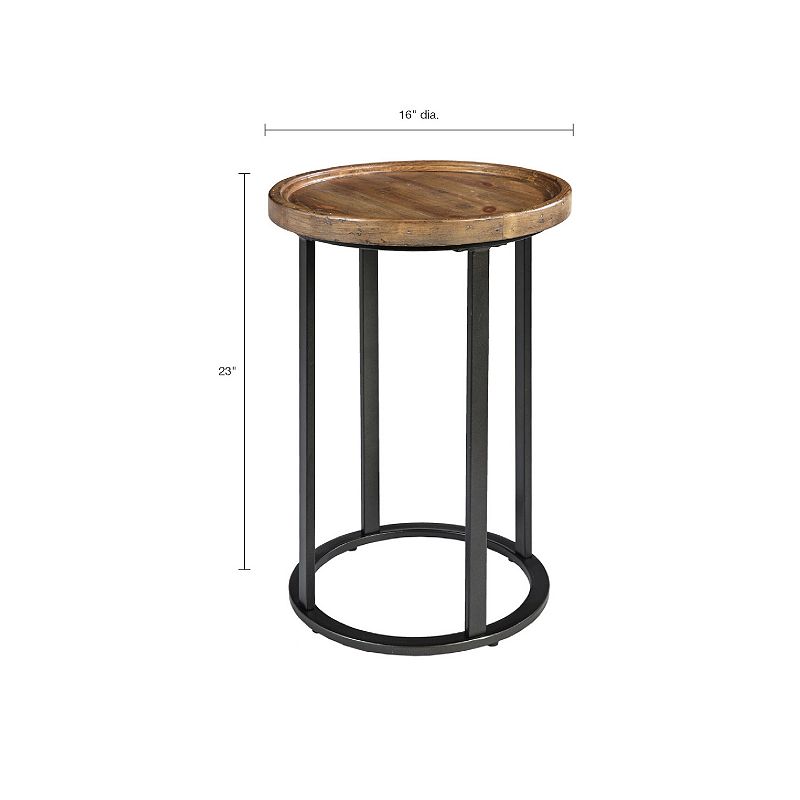 Martha Stewart Irisa Round End Table