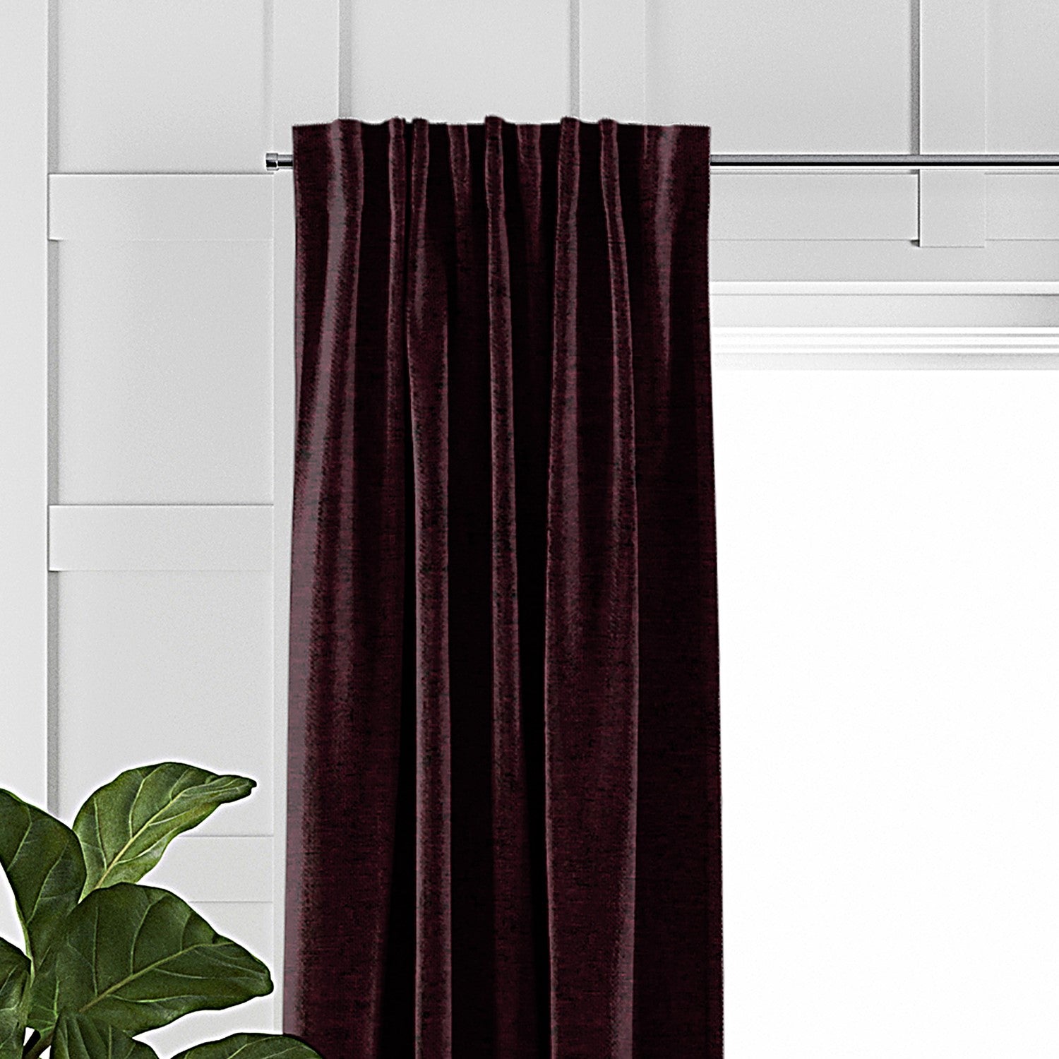 Juno Velvet Bordeaux Drapery