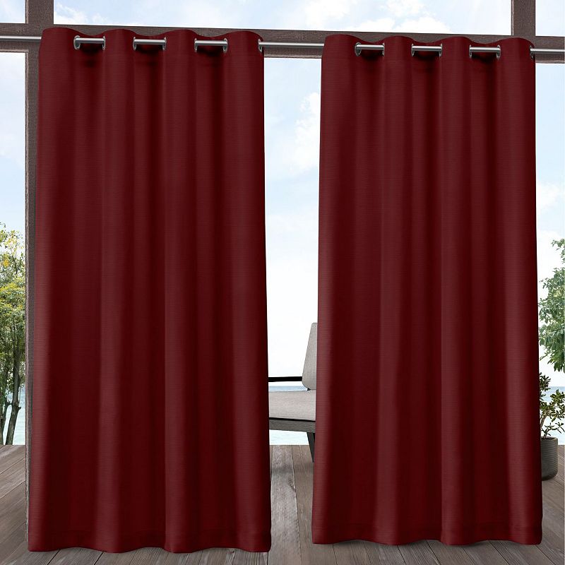 Exclusive Home 2-pack Delano Indoor/Outdoor Window Curtain