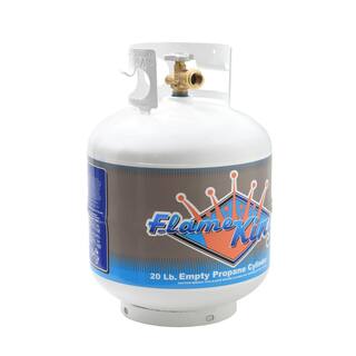 Flame King 20 lbs. Empty Propane Cylinder with Overflow Protection Device YSN201