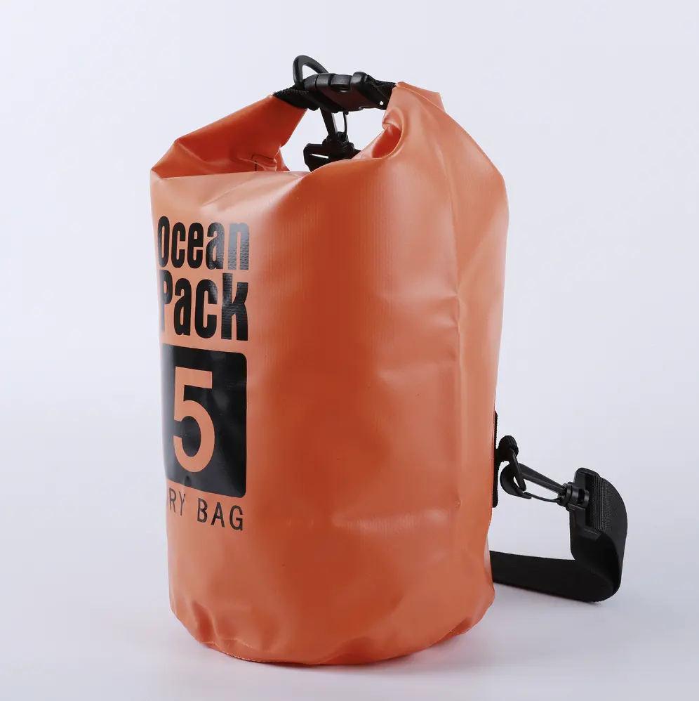 5L Outdoor Dry Sack Floating Waterproof Bag  Boating Kayaking Hiking Camping Rafting Fishing Bag