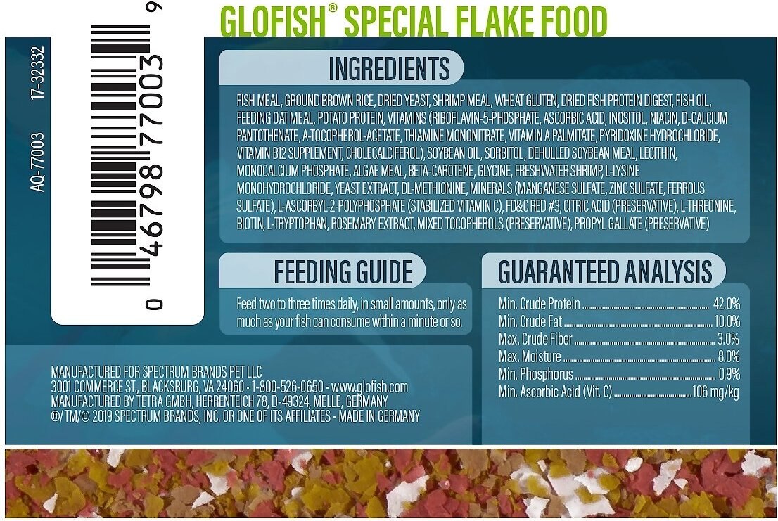 GloFish Special Flakes Fish Food