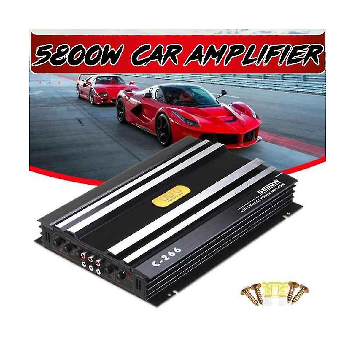 Car Rms Amplifier 5800 Watt Car Audio Power Amplifier 4 Channel Car Amplifer Car Audio Amplifier Fo