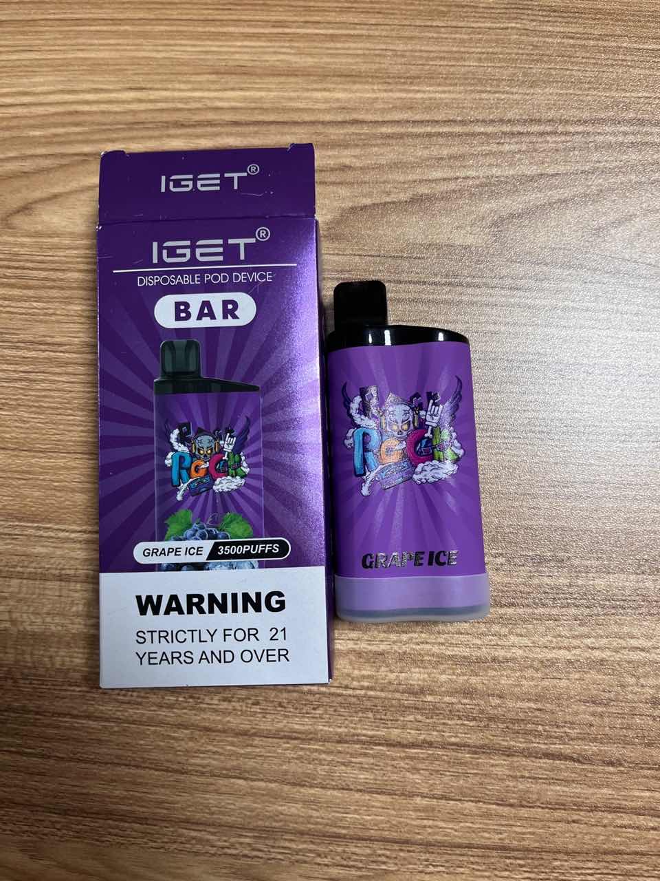 Grape Ice – IGET Bar 3500 Puffs