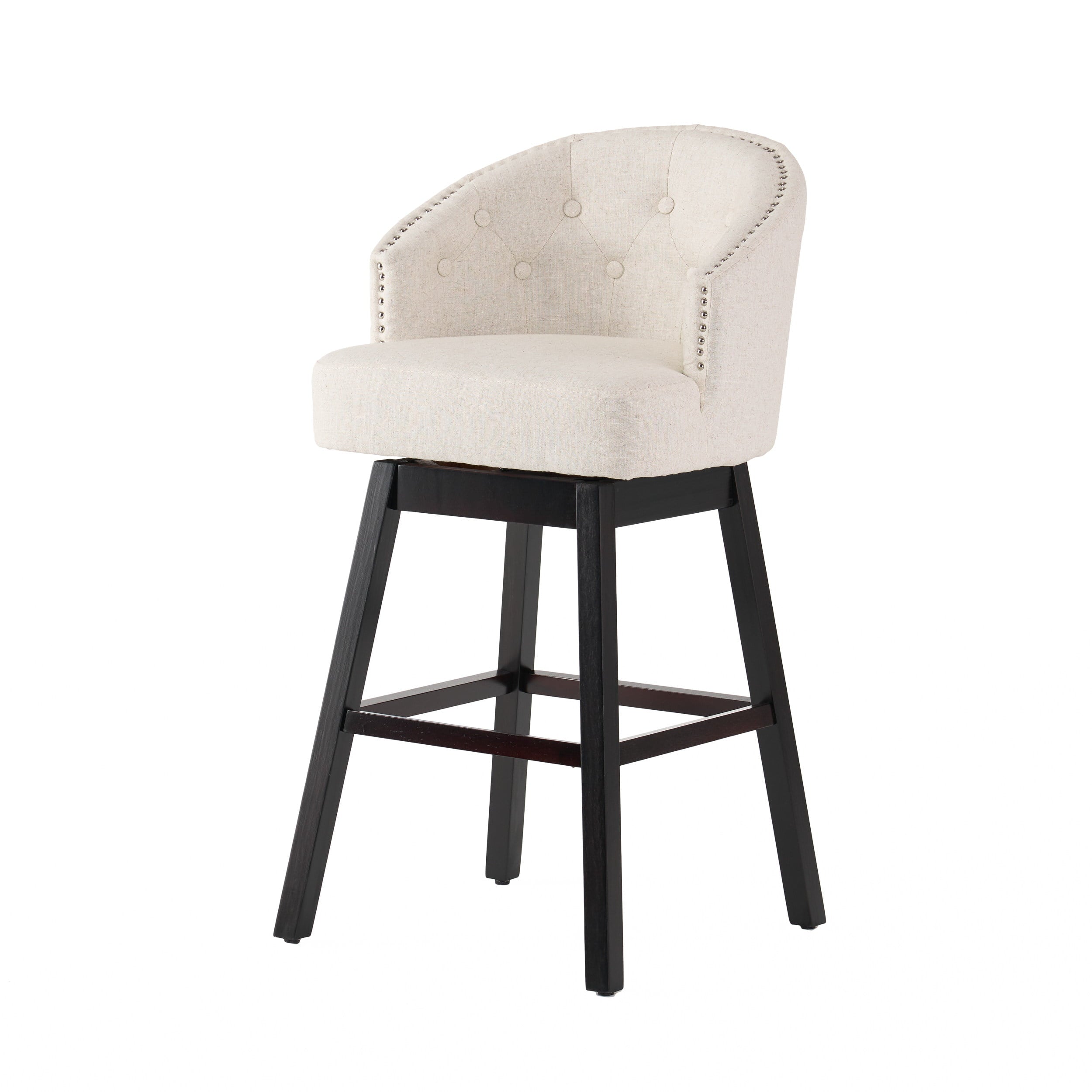 Noble House Bentley Beige Bar Stool (Set of 2)