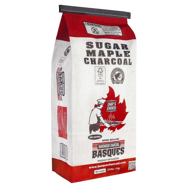 Basques Sugar Maple All Natural Hardwood Lump Charcoal 8 8 Lb