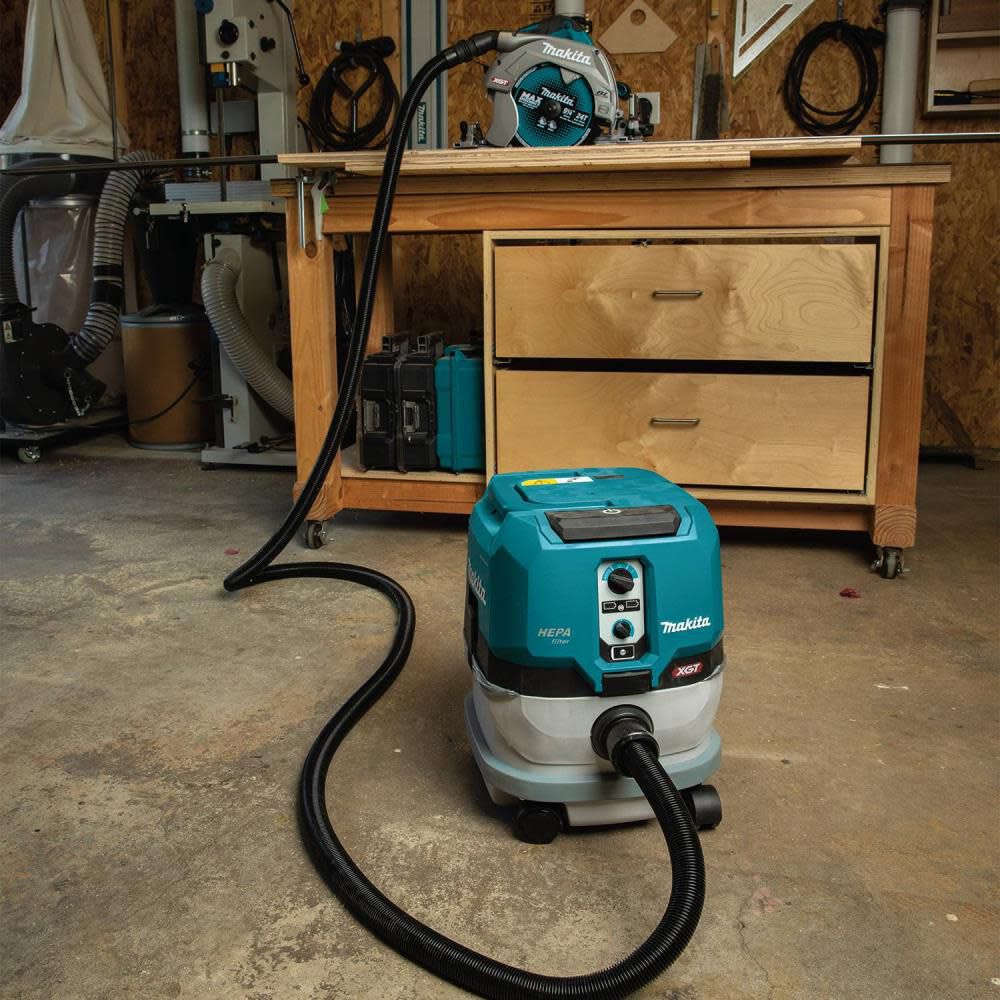 Makita 40V max XGT 2.1 Gallon HEPA Dry Dust Extractor AWS Bare Tool GCV02ZU from Makita