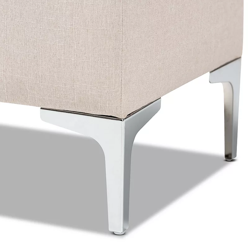 Baxton Studio Mabel Ottoman