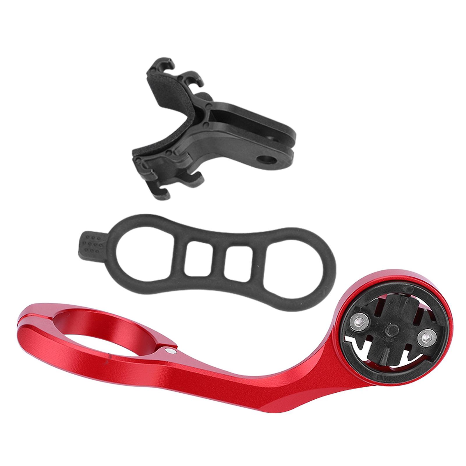 Aluminum Alloy Bicycle Computer Torch Action Camera Extension Mount(red， For Garmin Igps)