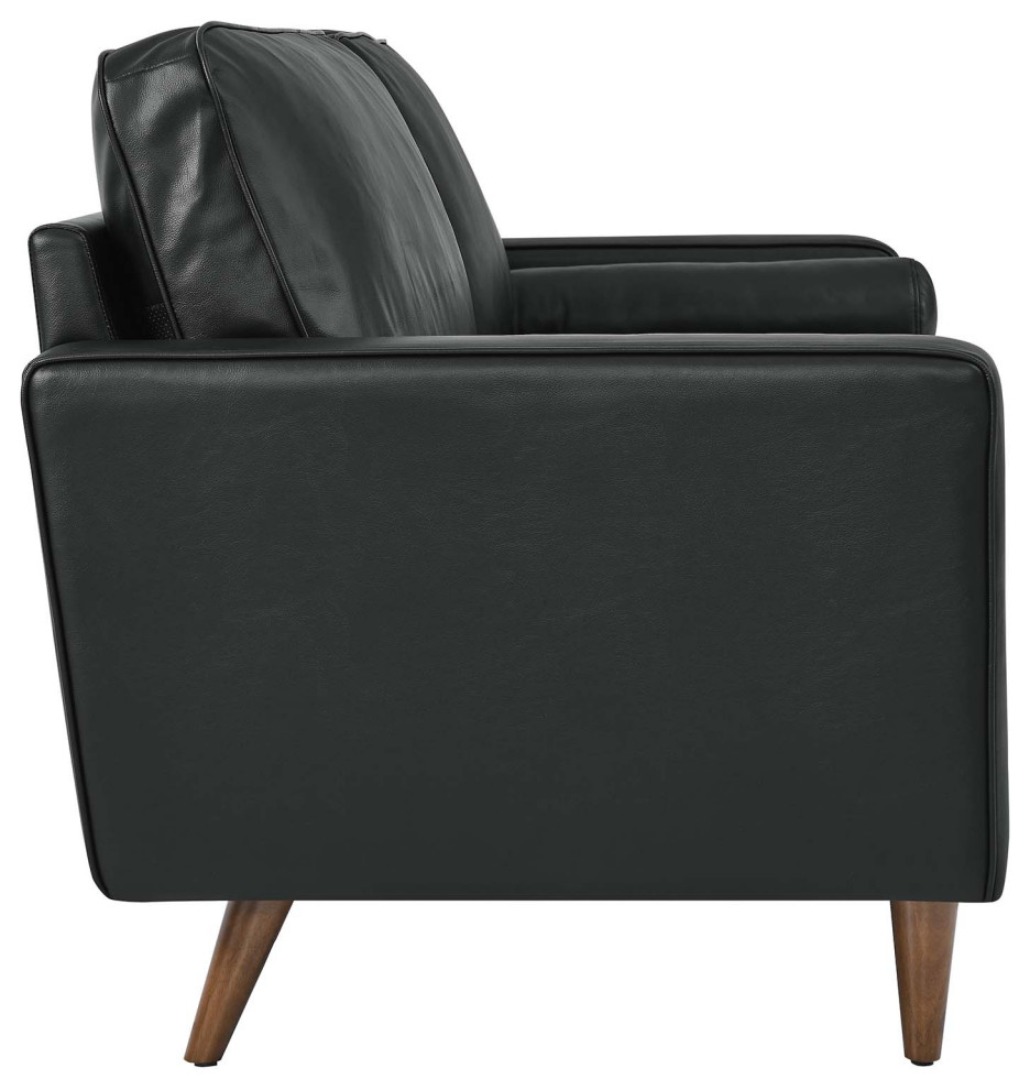 Valour Leather Sofa   Midcentury   Sofas   by Modway  Houzz