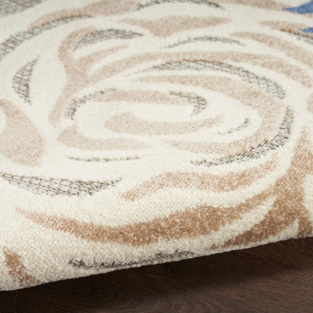 Nourison Aloha Indoor/Outdoor Floral Area Rug