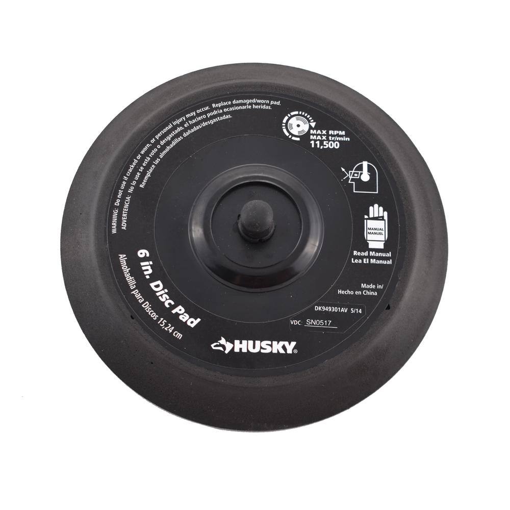 Husky 6 in. Dual Action Sander Pad HDA11200AV