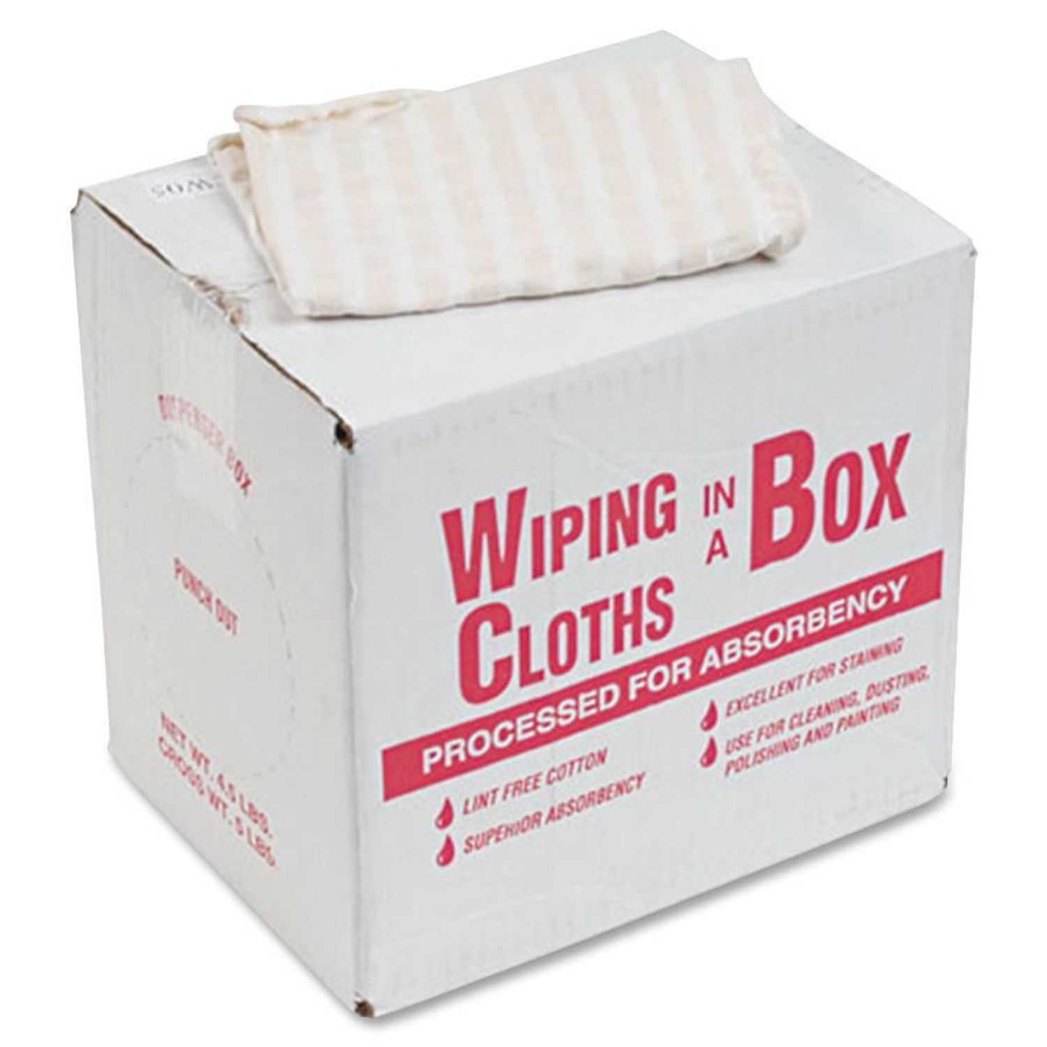 Multipurpose Cotton Wiping Cloths by Office Snax OFX00069