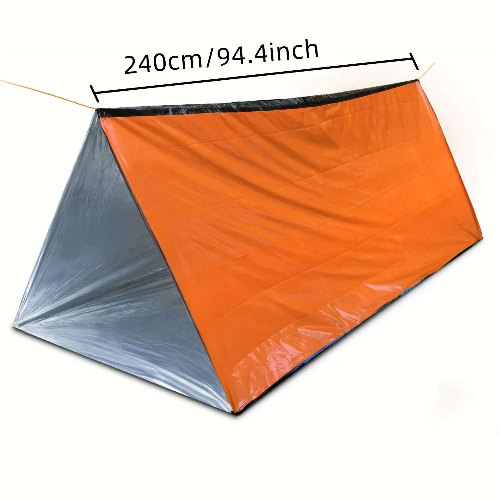 Kongbo Life Tent Emergency Survival Shelter 2 Person Emergency Shelter Tent Use As Survival Tube Tent for Camping Hiking